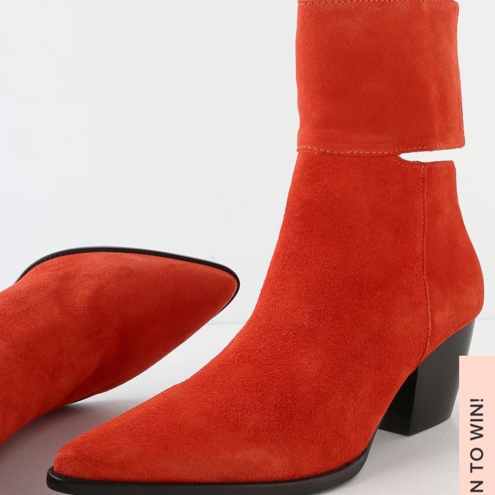 ISO RED MATISSE GOOD COMPANY HEEL